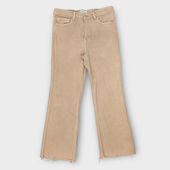 Mango Sienna High-Rise Flared Cropped Jeans - Picture 4 of 12